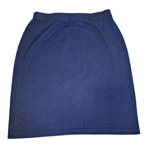 ST. JOHN Skirt, Size L, Dark Blue
